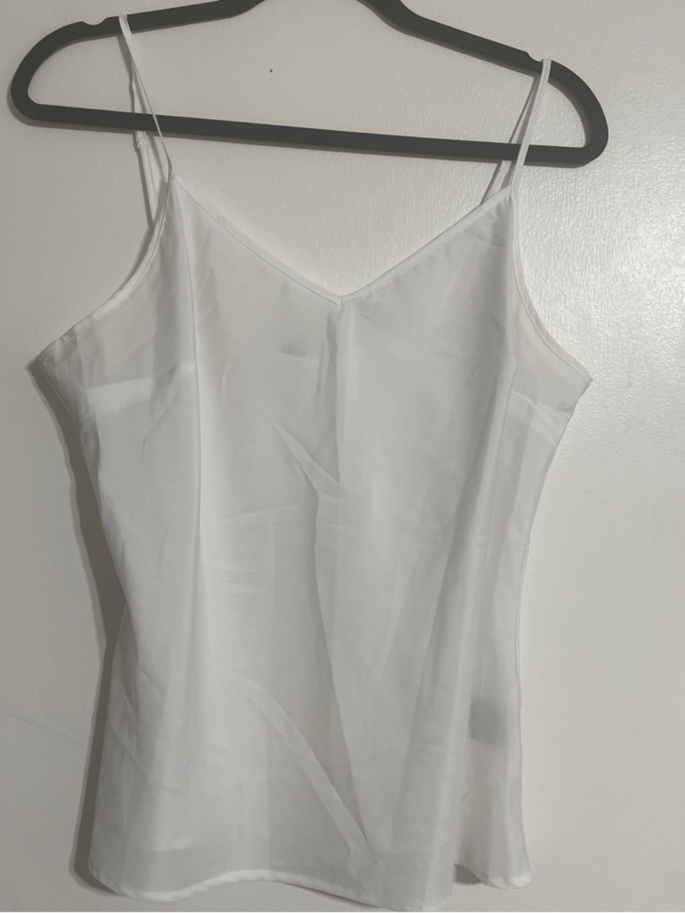White V-Neck Spaghetti Strap Camisole